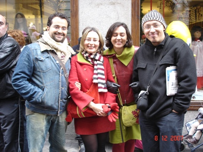 En Madrid con Marta y Raquel